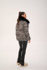Genuine Polar Fox Leopard Luxe Down Parka Alaska® Outerwear Company