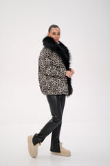 Genuine Polar Fox Leopard Luxe Down Parka Alaska® Outerwear Company
