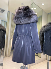 Genuine Silver Fox Fully Lined Hood Rabbit Insulated Parka Alaska® Outerwear Company