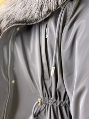 Genuine Silver Fox Fully Lined Hood Rabbit Insulated Parka Alaska® Outerwear Company