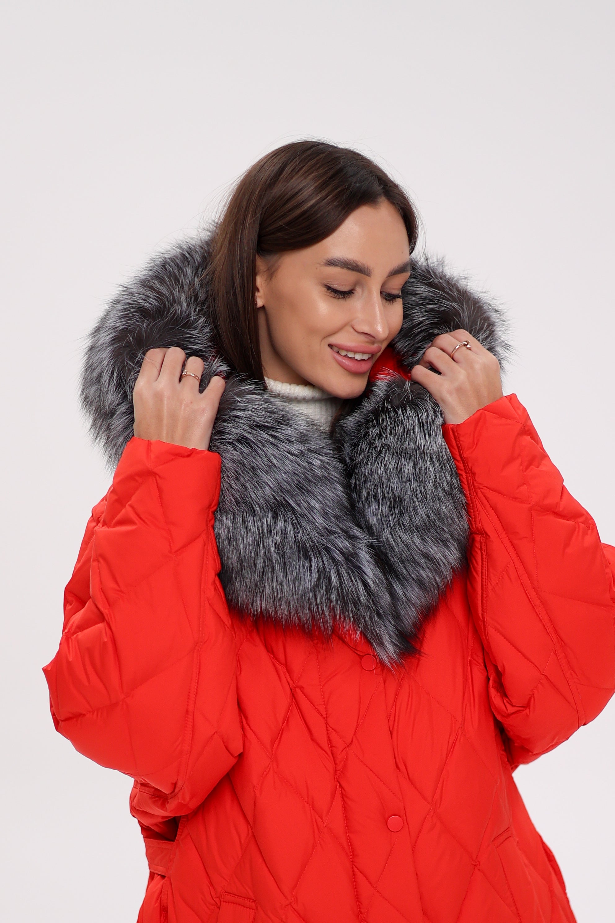 Genuine Silver Fox Down Fill Hooded Parka Alaska® Outerwear Company
