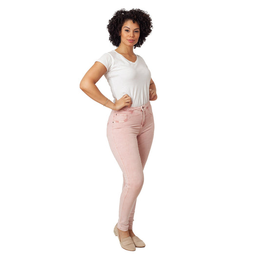 Dusty Pink Jeans Basic Signature Style