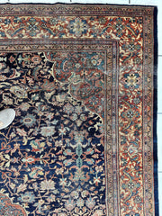 Antique Persian Mahal Rug 8’3”x12’ - Circa 1900 Treasure Rugistan