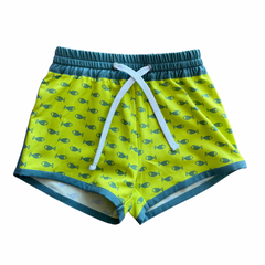 neon fish hybrid shorts Keep the Littles Wild