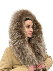 Genuine Silver Fur Trim Parka with Rabbit Fur Insulation Alaska® Outerwear Company