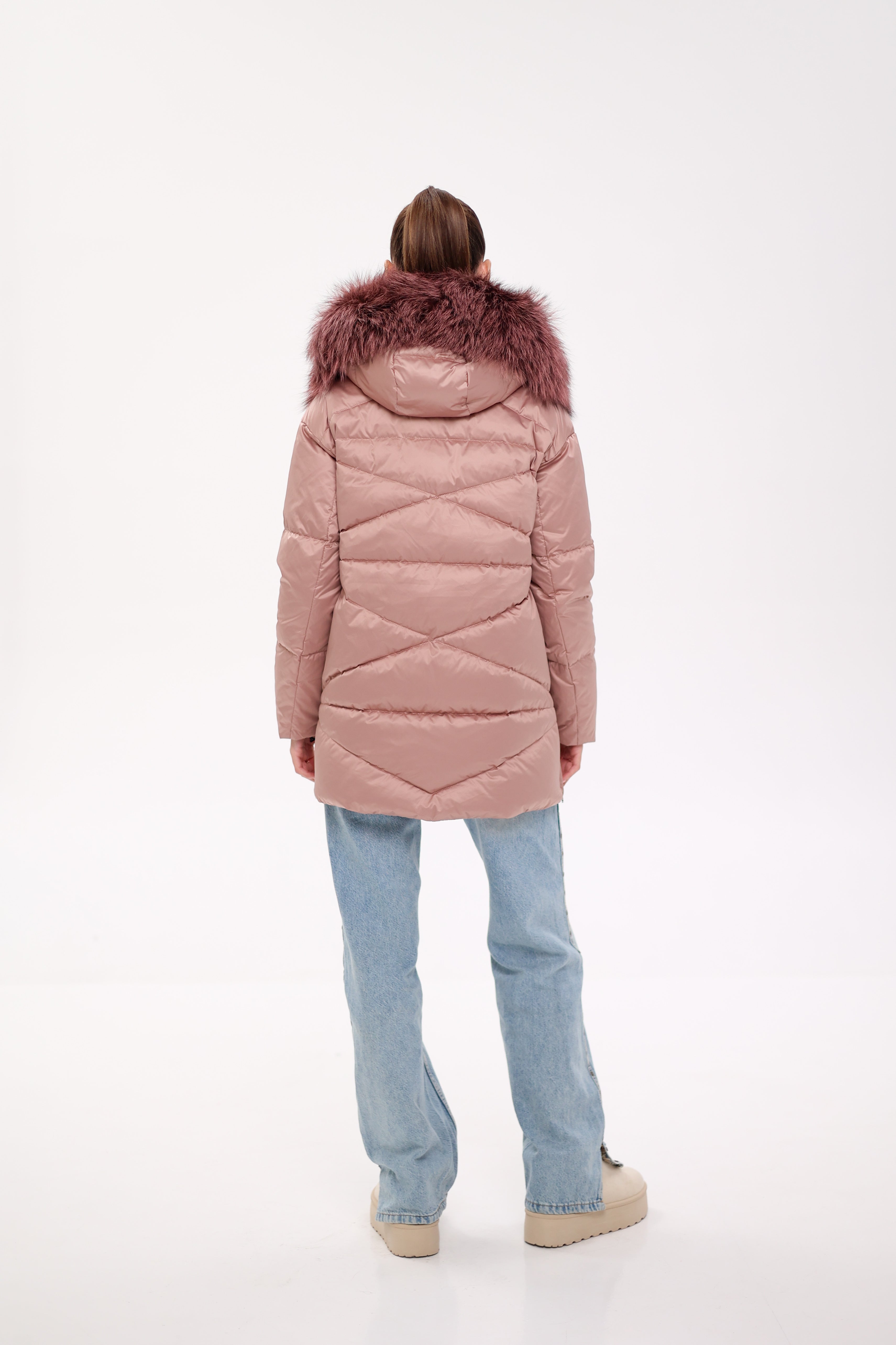 Genuine Silver Fox Fur Trim Down Insulated Parka Alaska® Outerwear Company