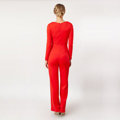 LS Origami Collar Jumpsuit