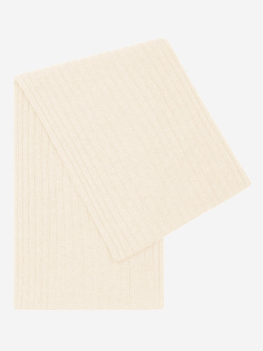 Beige beanie on a white background