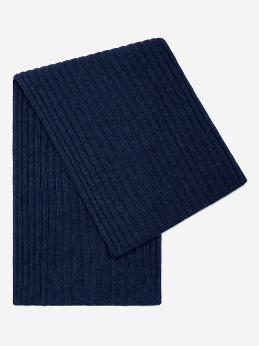 Black scarf on a white background