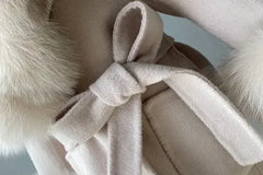 Children's Wool Coat | Fox Fur Collar & Cuffs | Winter Luxury