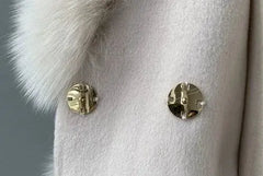 Children's Wool Coat | Fox Fur Collar & Cuffs | Winter Luxury