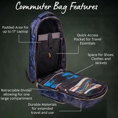 Baby Blue Leather Commuter Bag Sole Premise