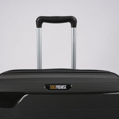 28-inch Black Hardcase Roller Luggage with 360° Wheels & TSA Lock Sole Premise