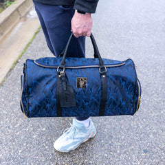 Blue Camo Weekender Duffle Bag