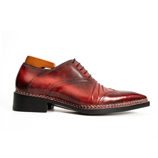 Crimson Norwegian Stitch Oxford