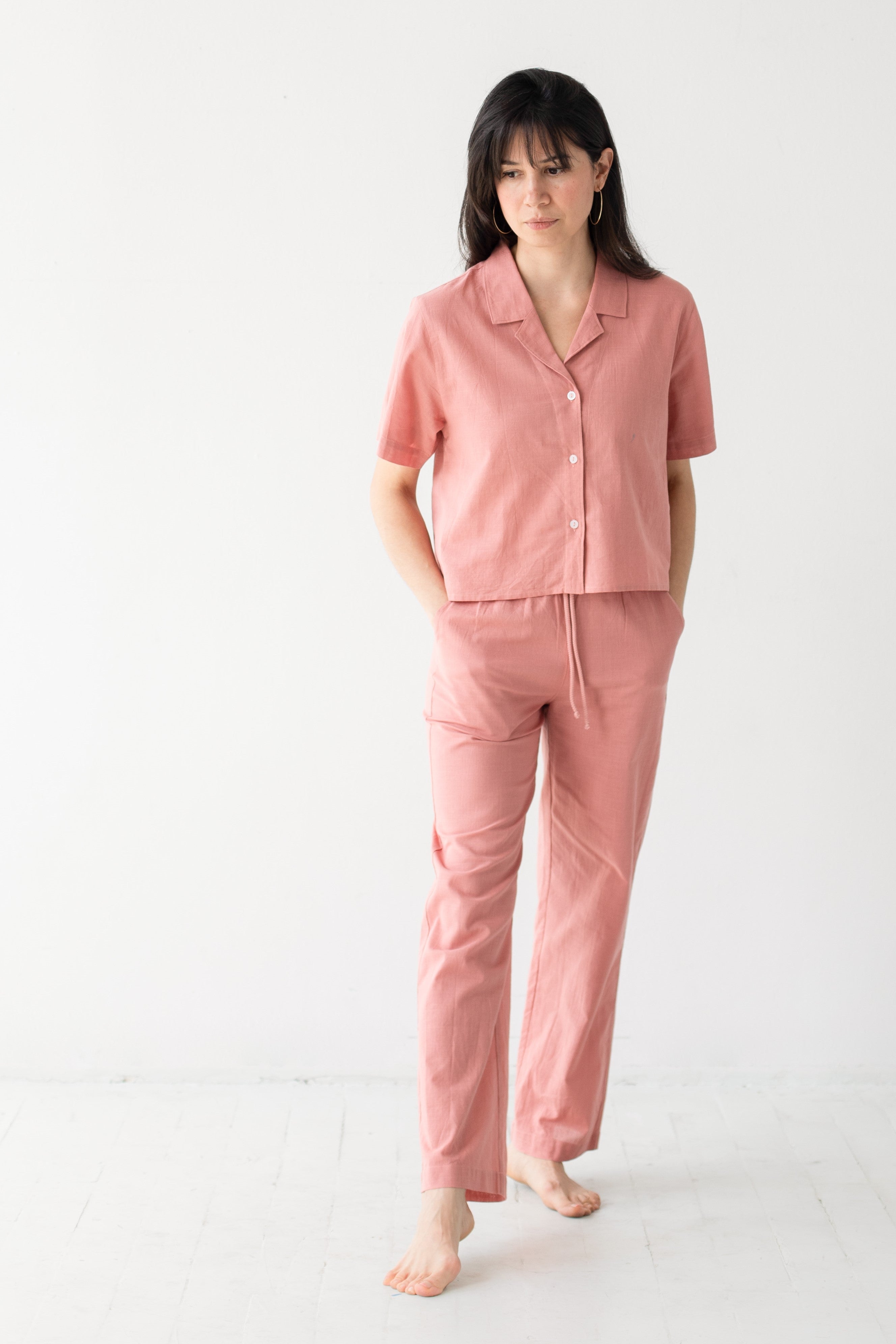 Cropped Button Down Salua Lingerie