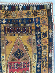 Antique Anatolian Wool Prayer Rug 4’ x 6’6” Rugistan