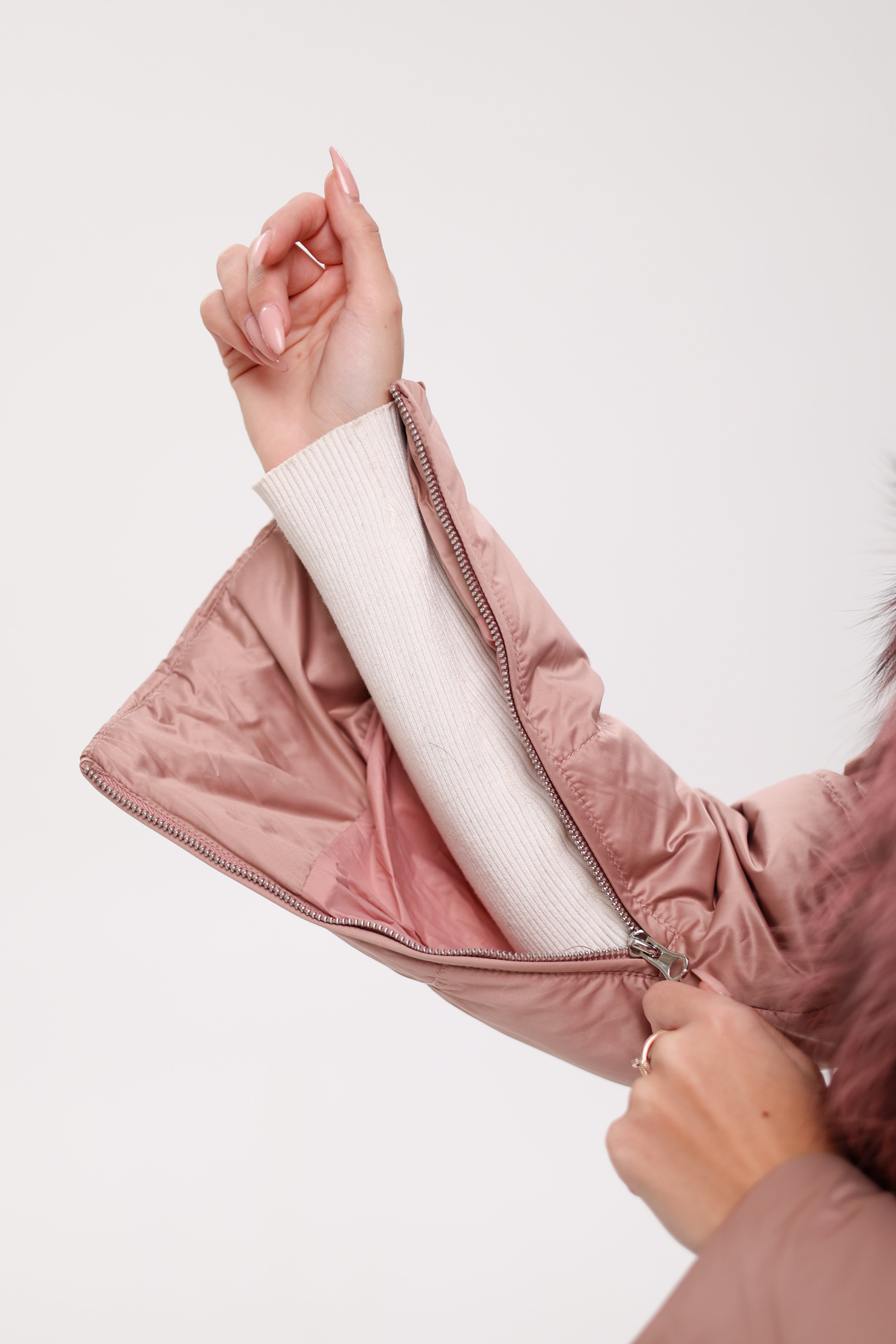 Genuine Silver Fox Fur Trim Down Insulated Parka Alaska® Outerwear Company