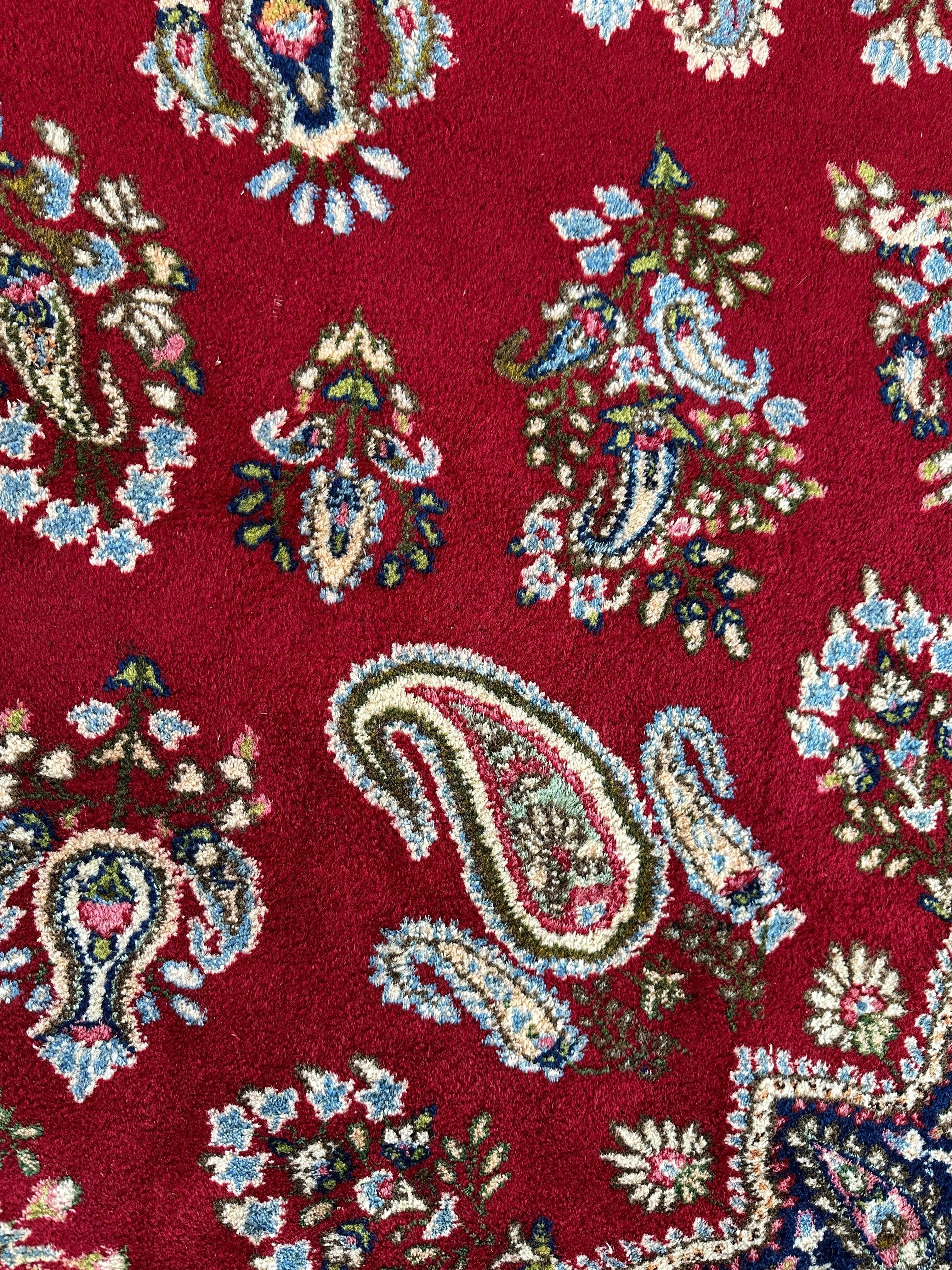 Vintage Kirman Persian Rug | 9’9” x 14’ | Thick Full-Pile Wool | Circa 1960 | K2029 Rugistan