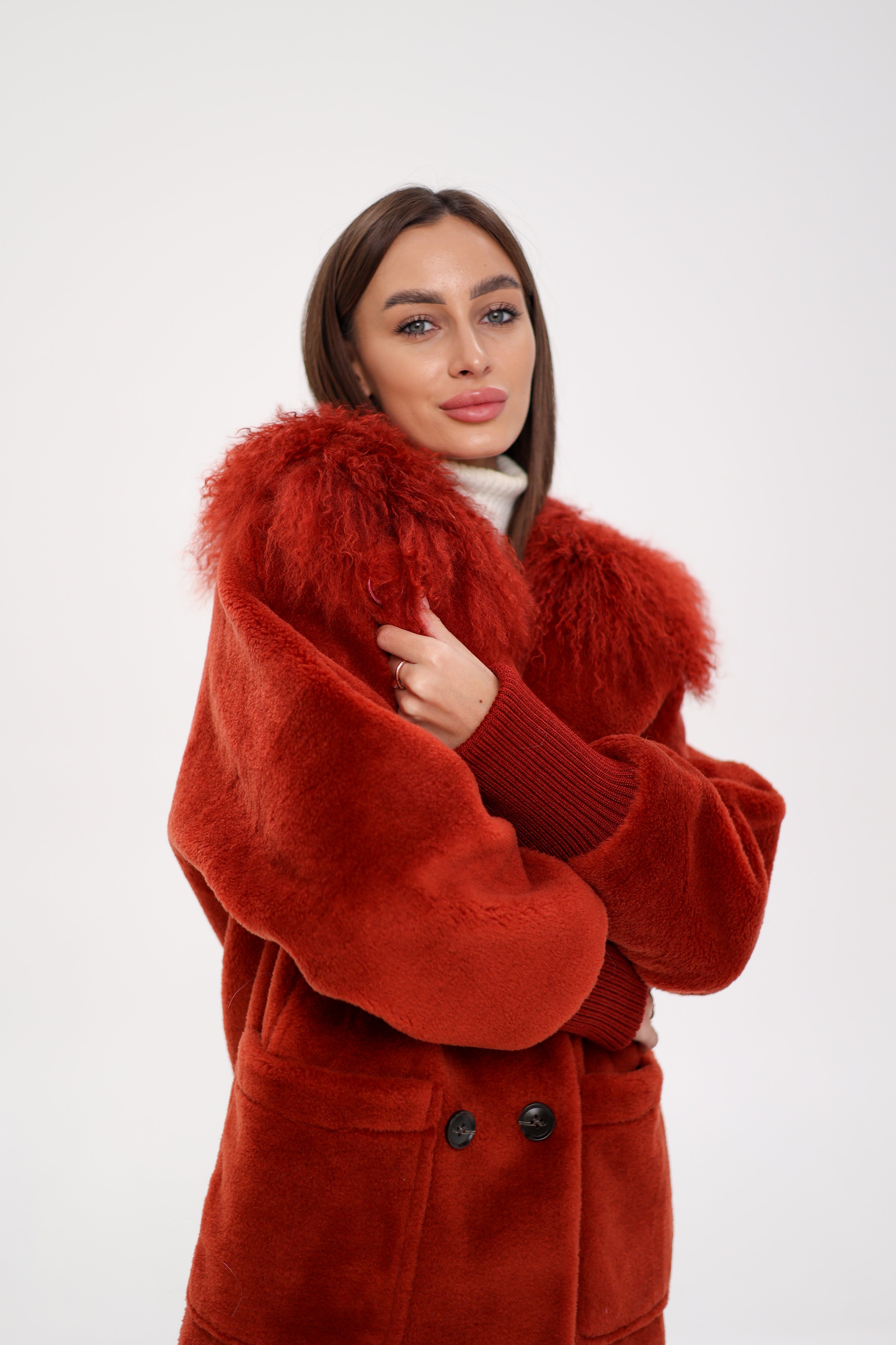 Genuine Lama Fur Peruvian Wool Coat Alaska® Outerwear Company