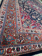 Persian Mashhad Hand Knotted Wool Area Rug 9’9” x 13’3” Rugistan