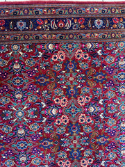 Persian Mashhad I Fine Allover Rug Wool 7 x 10 Rugistan