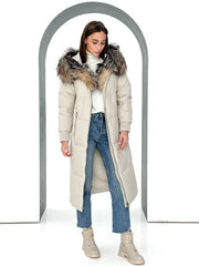 Alice Genuine Silver Fox Down Fill Coat Alaska® Outerwear Company