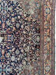 Antique Persian Mahal Rug 8’3”x12’ - Circa 1900 Treasure Rugistan