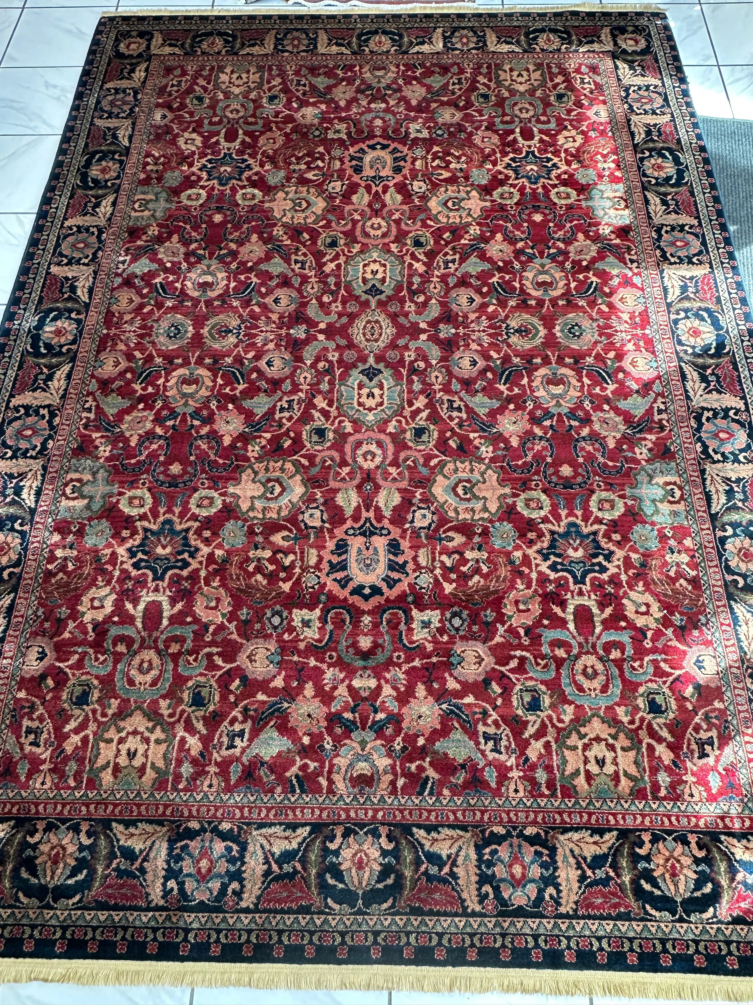 Karastan Samovar Teawash Wool Rug – 8’8” x 12’ – Vintage Elegance, Excellent Condition Rugistan