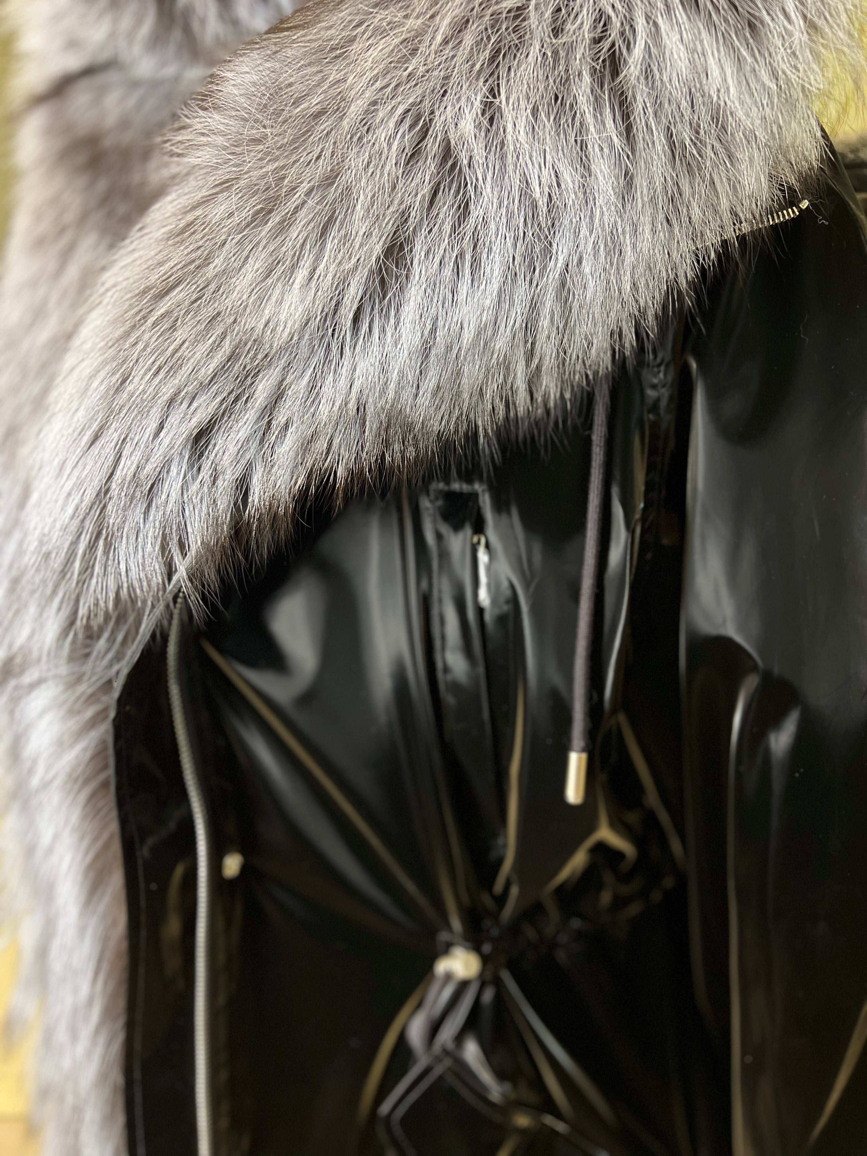 Genuine Silver Fox Fully Lined Hood Rabbit Insulated Parka Alaska® Outerwear Company