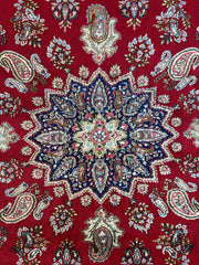 Vintage Kirman Persian Rug | 9’9” x 14’ | Thick Full-Pile Wool | Circa 1960 | K2029 Rugistan