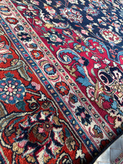 Persian Mashhad Hand Knotted Wool Area Rug 9’9” x 13’3” Rugistan