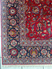 Incredible Persian Kashan All Over Wool Rug 10’2” x 14’ Rugistan