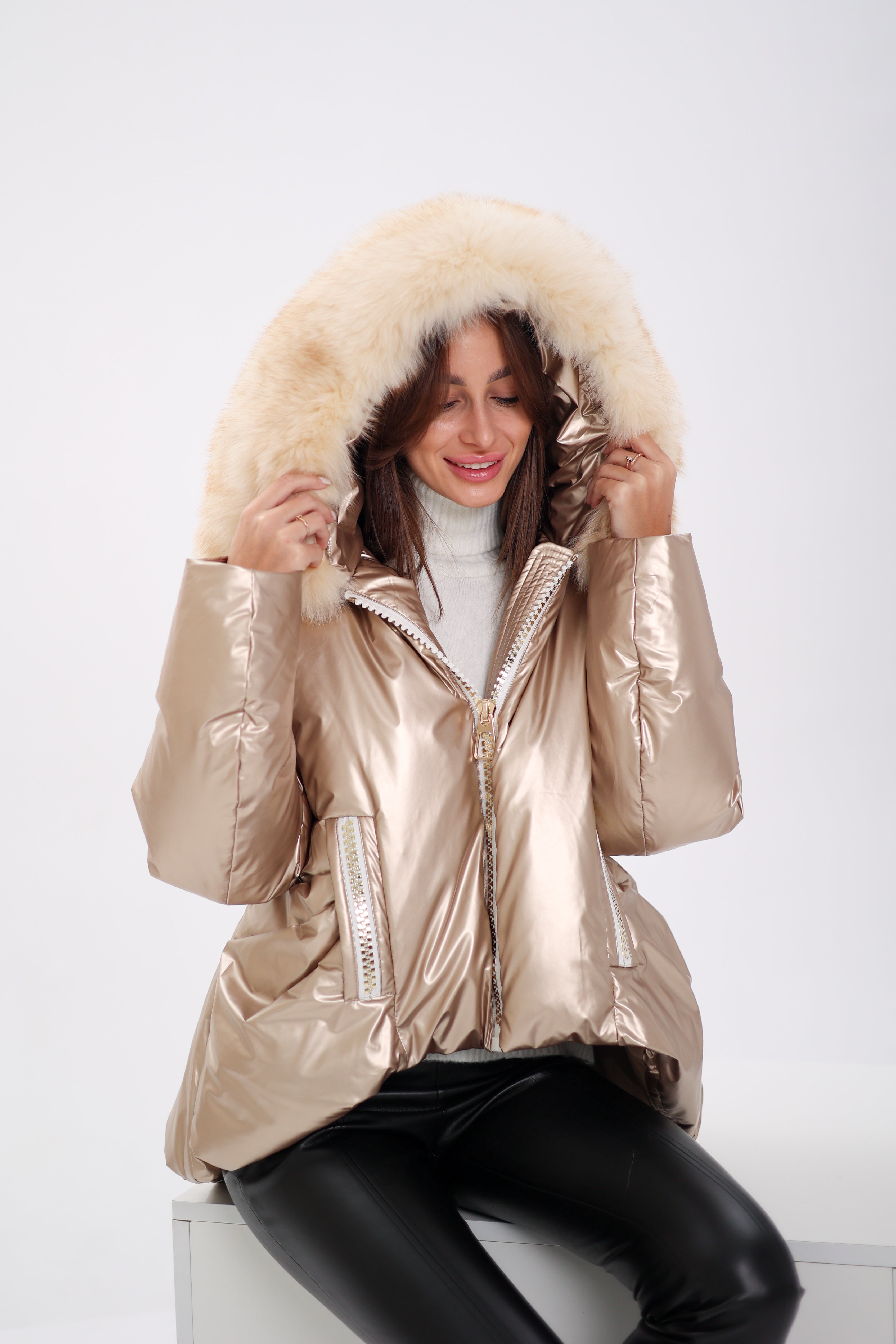 Genuine Polar Fox Down Fill Jacket Alaska® Outerwear Company