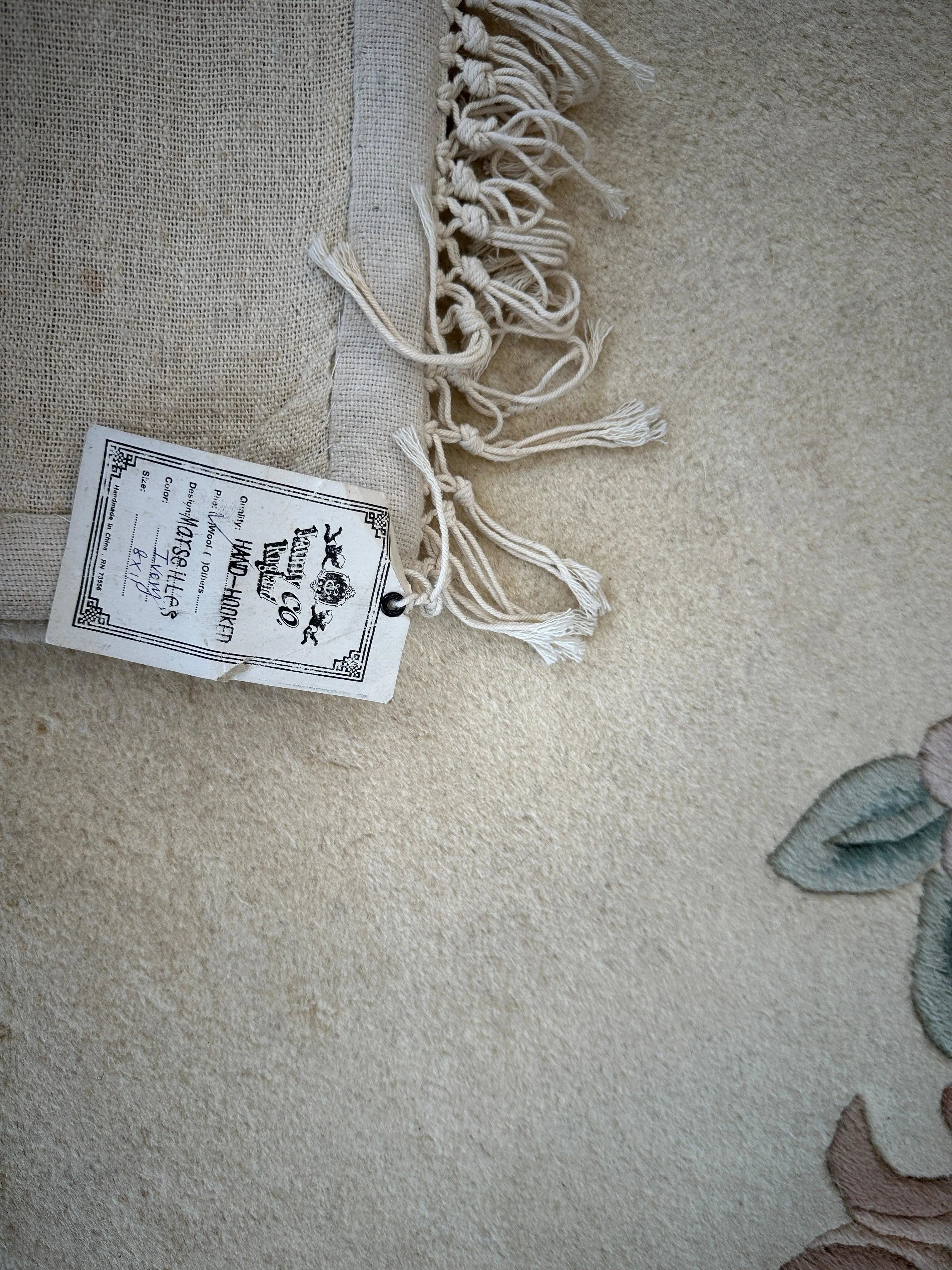 Hand-Tufted Chinese Aubusson Wool Rug – 7'10" x 11' – Luxurious Traditional Design Rugistan