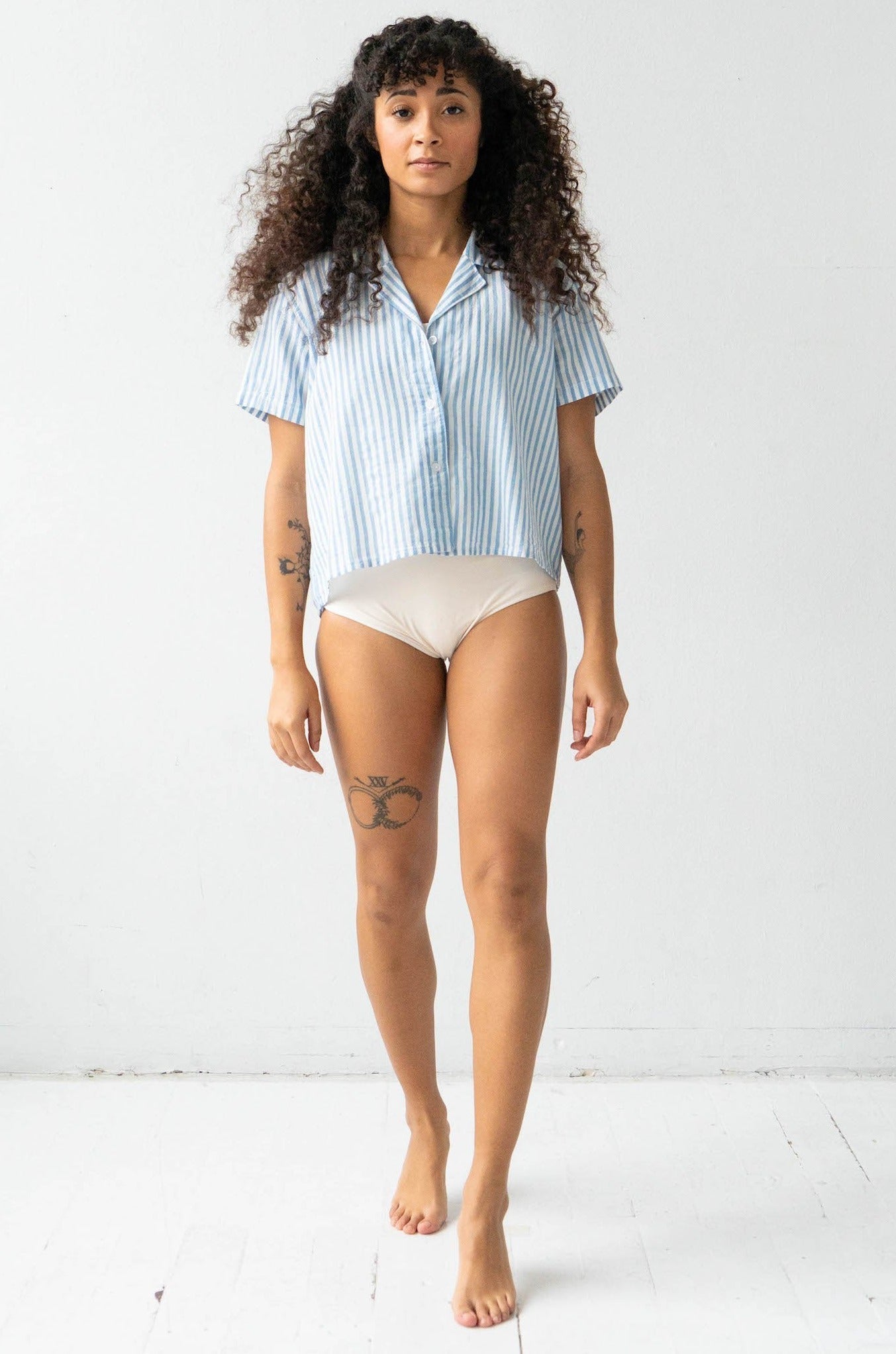 Cropped Button Down Salua Lingerie