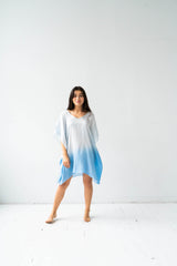 Cotton/Silk Kaftan V Neck 34" Salua Lingerie