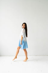 Cotton/Silk Kaftan V Neck 34" Salua Lingerie