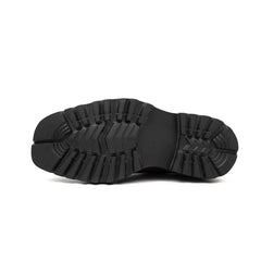 Derby Shoes Chunky 6cm heel boost Coffee