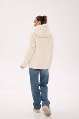 ⇆ Reversible Hooded Wool Blend Jacket Alaska® Outerwear Company