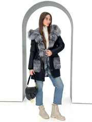 Genuine Silver Fox Fur Rabbit Fur Insulated Parka Alaska® Outerwear Company