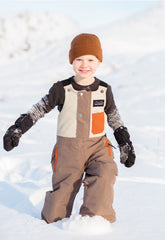 Waterproof Snow bib for youth and toddler Keep the Littles Wild