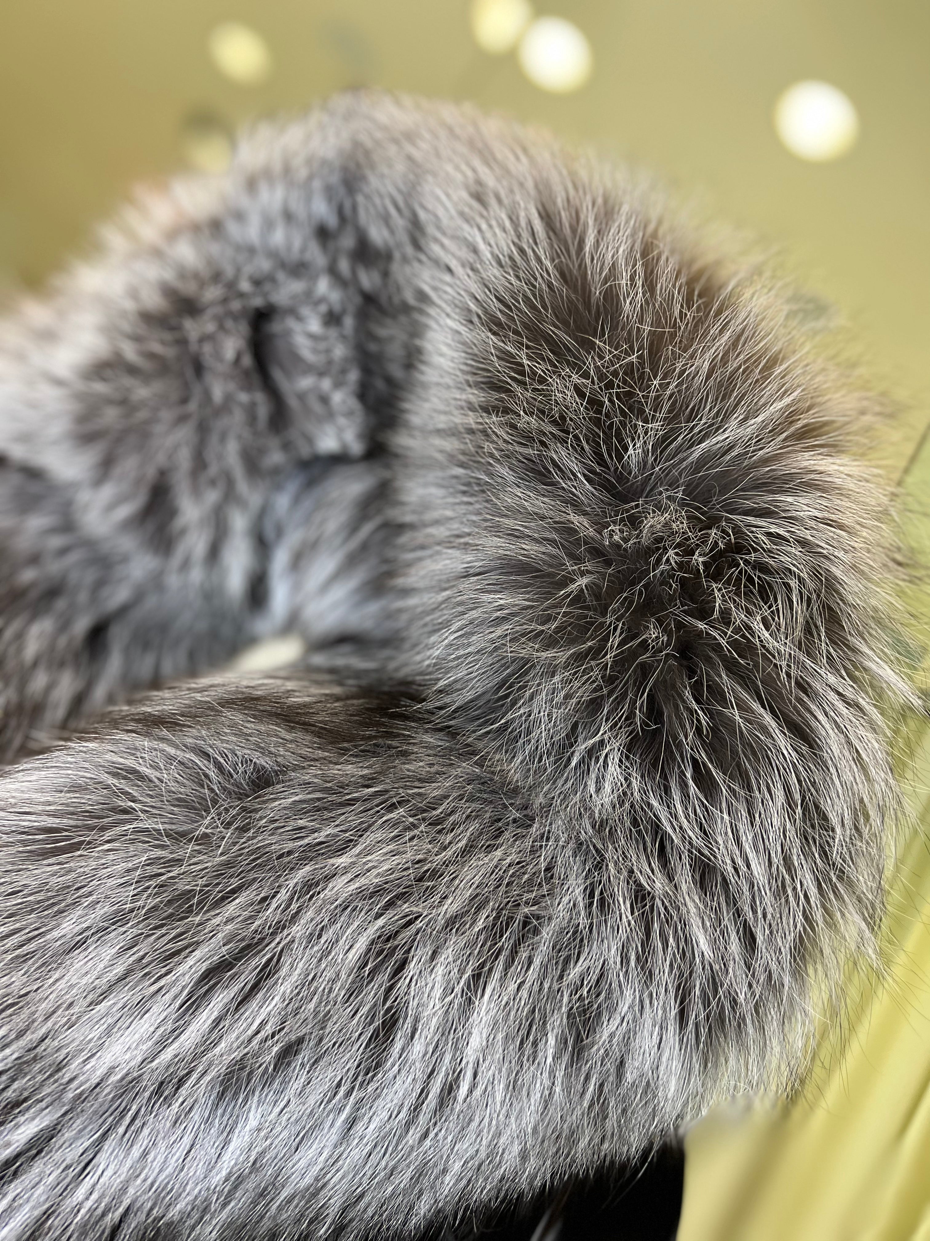 Genuine Silver Fox Fully Lined Hood Rabbit Insulated Parka Alaska® Outerwear Company