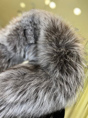 Genuine Silver Fox Fully Lined Hood Rabbit Insulated Parka Alaska® Outerwear Company