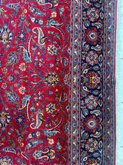 Incredible Persian Kashan All Over Wool Rug 10’2” x 14’ Rugistan