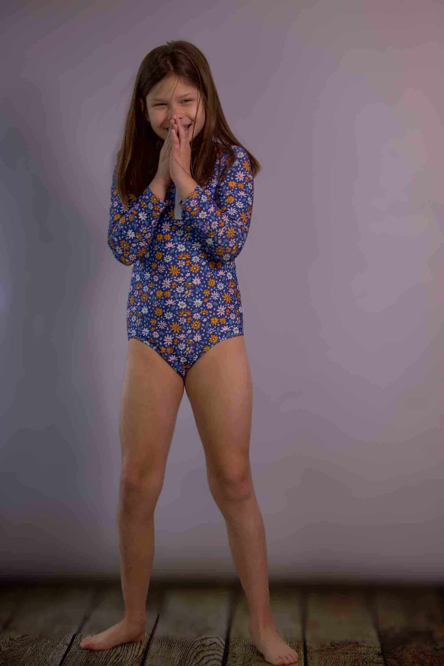 flowers swimsuit Keep the Littles Wild