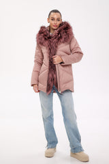 Genuine Silver Fox Fur Trim Down Insulated Parka Alaska® Outerwear Company