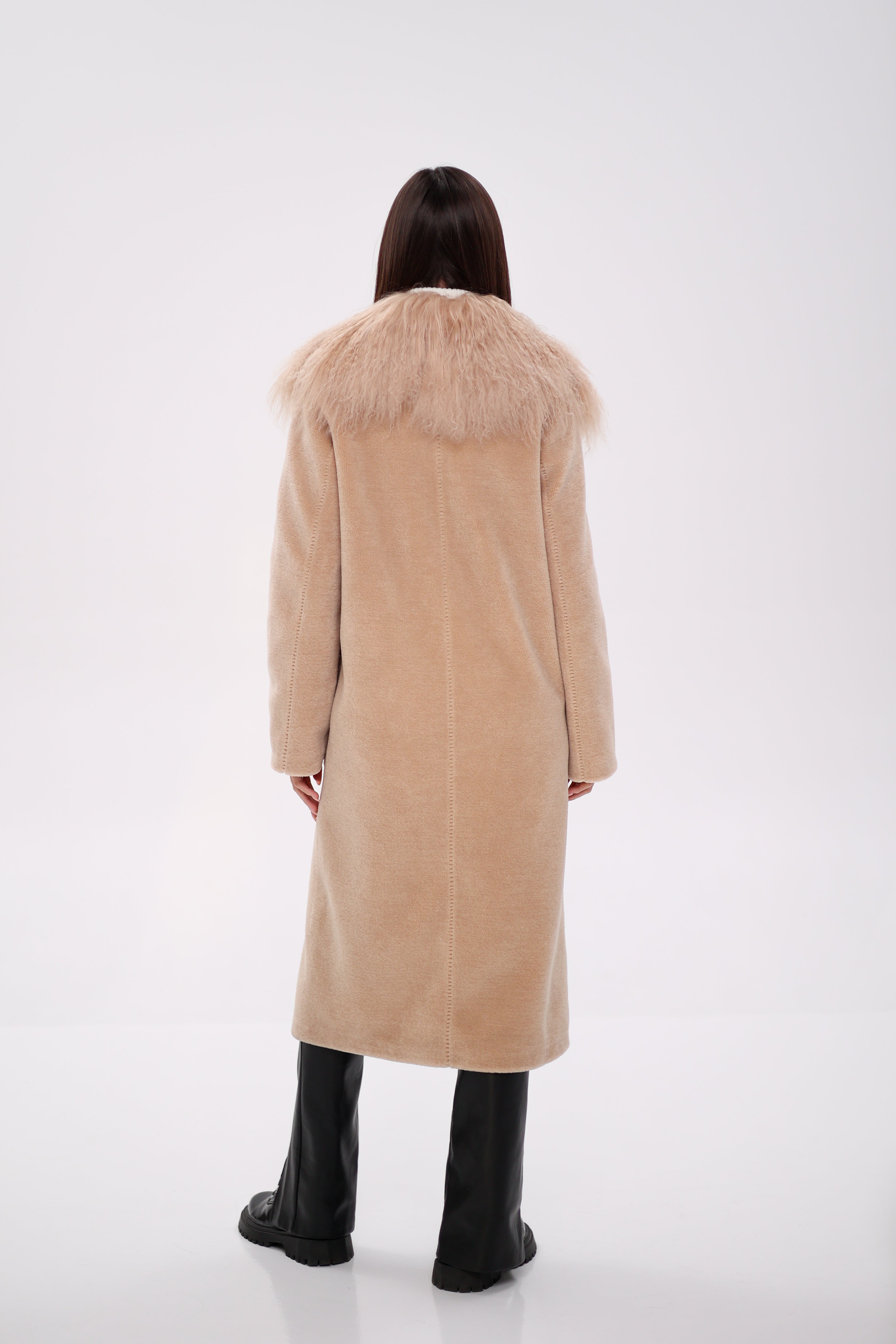 Genuine Lama Fur Virgin Wool Coat Alaska® Outerwear Company