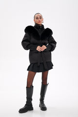 Amanda Genuine Fur Trim Down Fill Coat Alaska® Outerwear Company