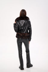 Genuine Polar Fox Real Leather Transformer Jacket Alaska® Outerwear Company